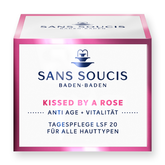 Hier können Sie Sans Soucis Kissed by a Rose Tagespflege LSF 20 kaufen - MoniQue Cosmetique