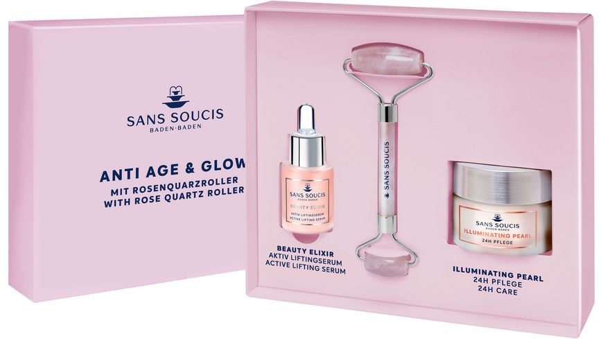 Hier können Sie das Anti Age & Glow Geschenkset von Sans Soucis kaufen - MoniQue Cosmetique Shop