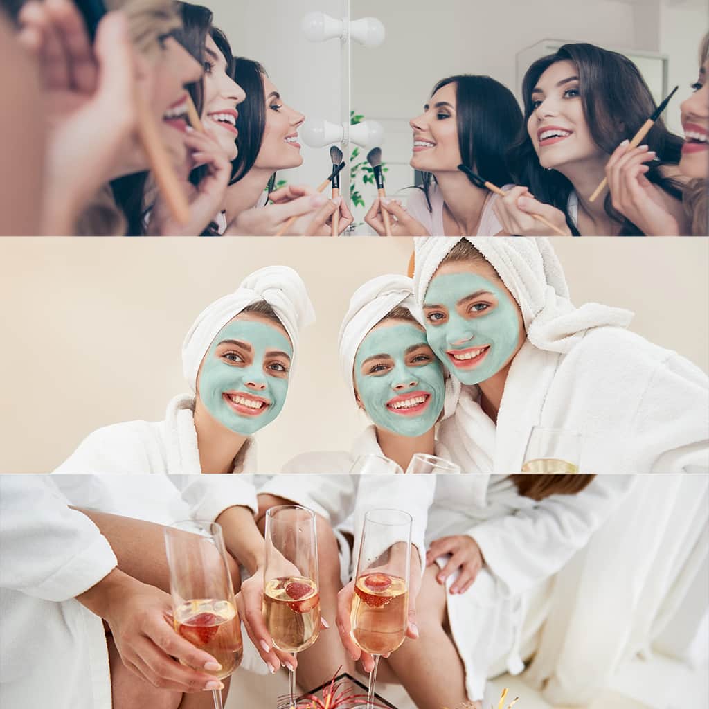 Private Party und Veranstaltung für die Braut und ihre Junggesellinnen - Beauty Party - Kosmetik Dresden - Monique Cosmetique Dresden 