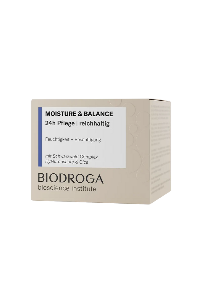 Hier können Sie Biodroga Moisture & Balance 24h Pflege reichhaltig kaufen - MoniQue Cosmetique Shop