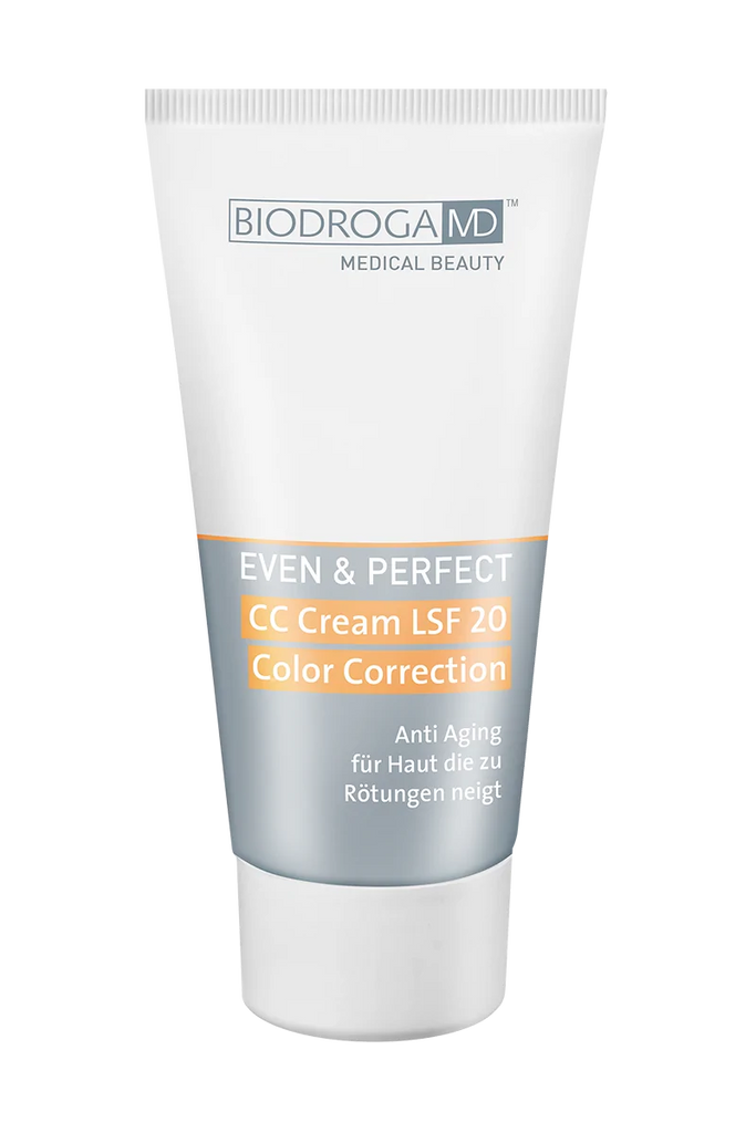 Hier können Sie Biodroga MD CC Cream Anti Aging für Haut die zu Rötungen neigt kaufen - MoniQue Cosmetique Shop