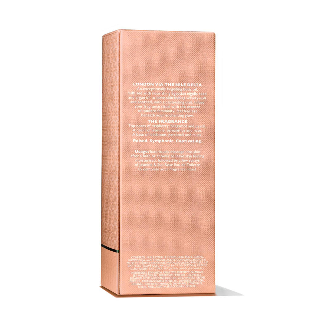 Kaufen Sie hier das luxuriöse Molton Brown Jasmine & Sun Rose Body Oil - MoniQue Cosmetique Online Shop